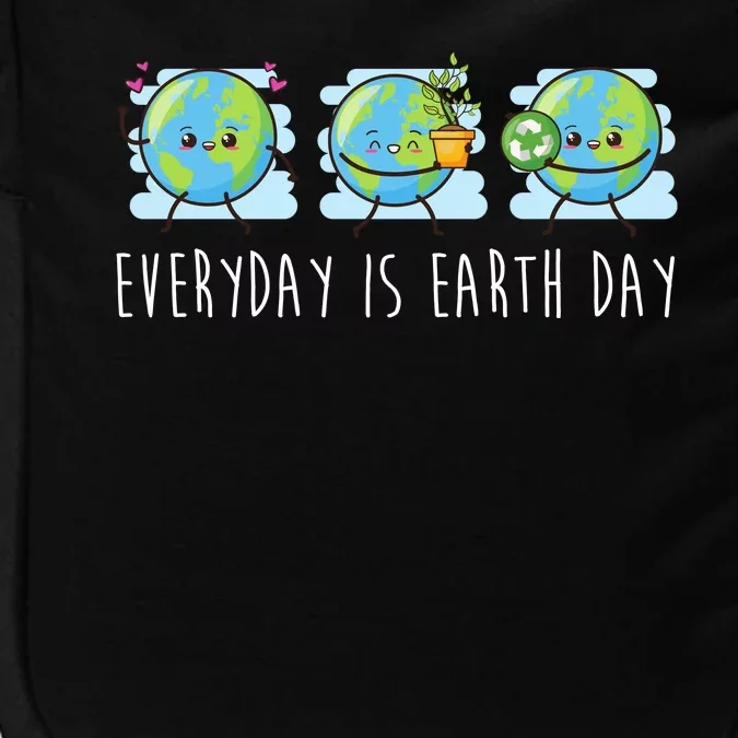 Everyday Is Earth Day Cute Planet Awareness Impact Tech Backpack