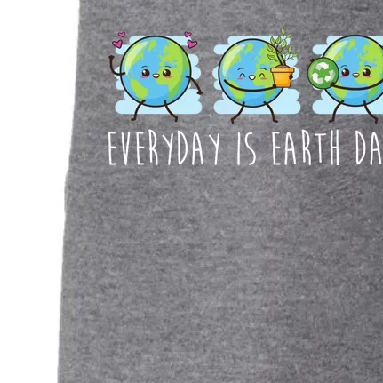 Everyday Is Earth Day Cute Planet Awareness Doggie 3-End Fleece Hoodie