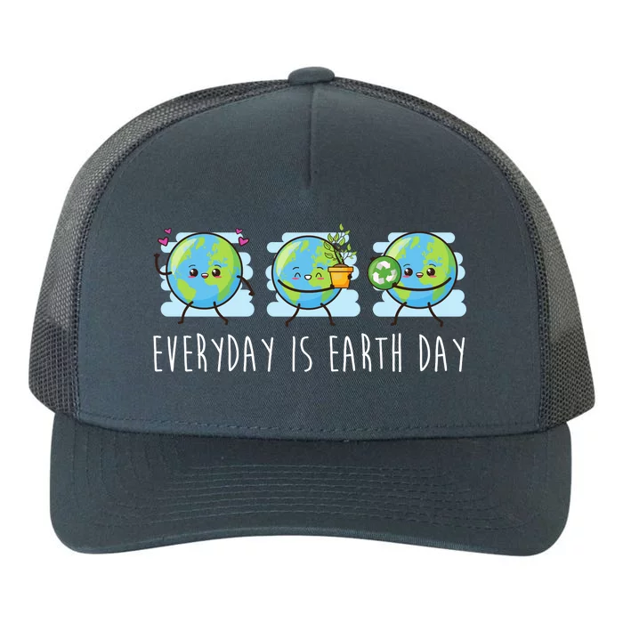 Everyday Is Earth Day Cute Planet Awareness Yupoong Adult 5-Panel Trucker Hat