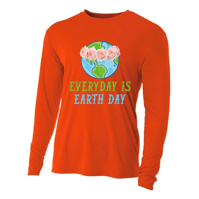 Everyday Is Earth Day I Envirot Protection Great Gift Cooling Performance Long Sleeve Crew