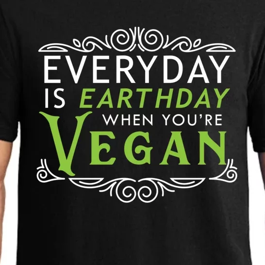 Everyday Is Earth Day Vegan Environt Awareness Vegetarian Gift Pajama Set