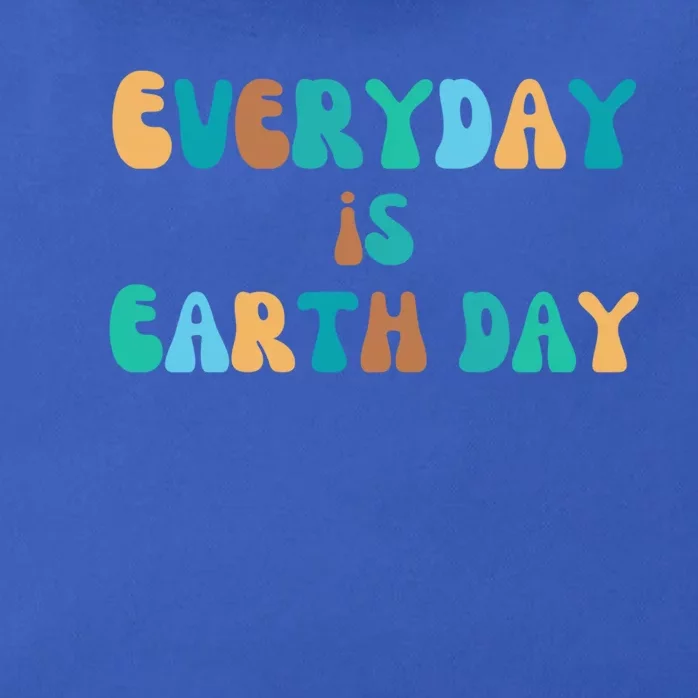 Everyday Is Earth Day Environtal Support Groovy Nature Gift Zip Tote Bag