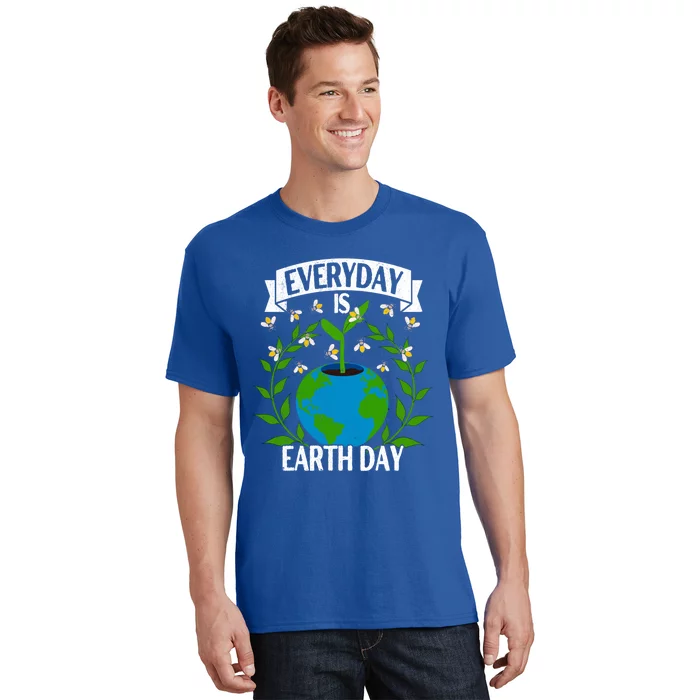 Everyday Is Earth Day Cool Gift Love Our Planet Cool Gift Vintage Style Gift T-Shirt