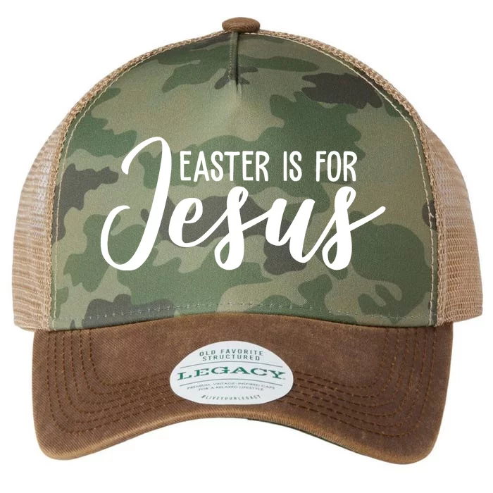 Easter Is For Jesus Cute Legacy Tie Dye Trucker Hat