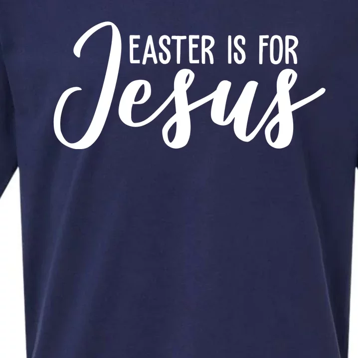 Easter Is For Jesus Cute Sueded Cloud Jersey T-Shirt