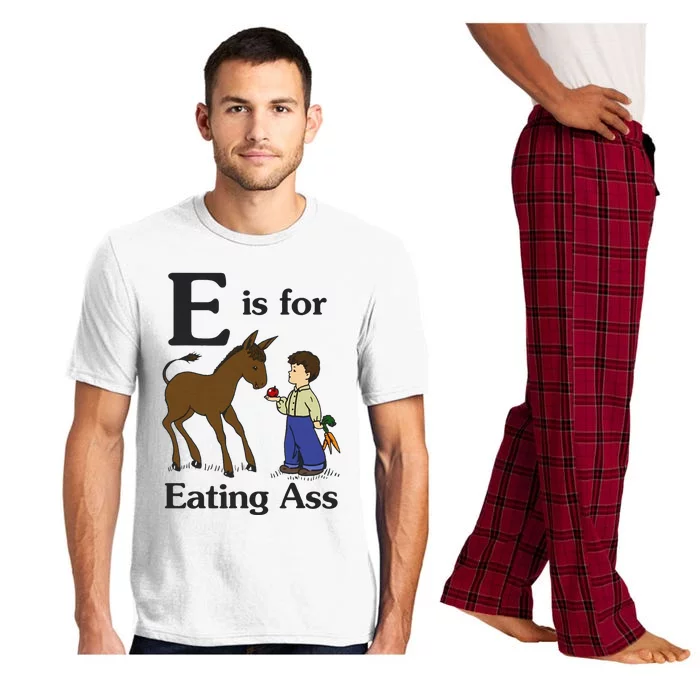 E Is For Eating Ass Funny Donkey Pajama Set