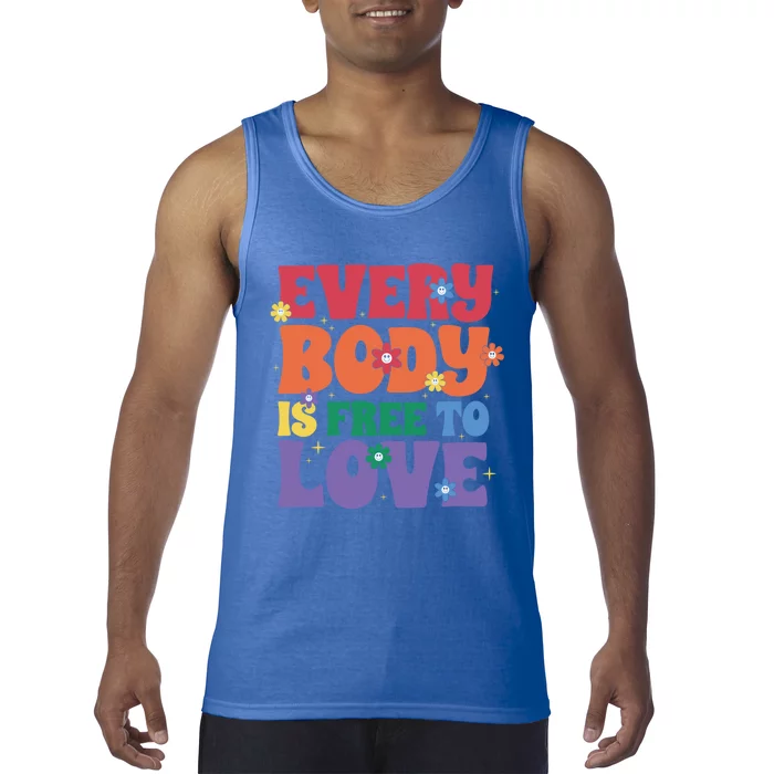 Everybody Is Free To Love Pride Month Gift Tank Top