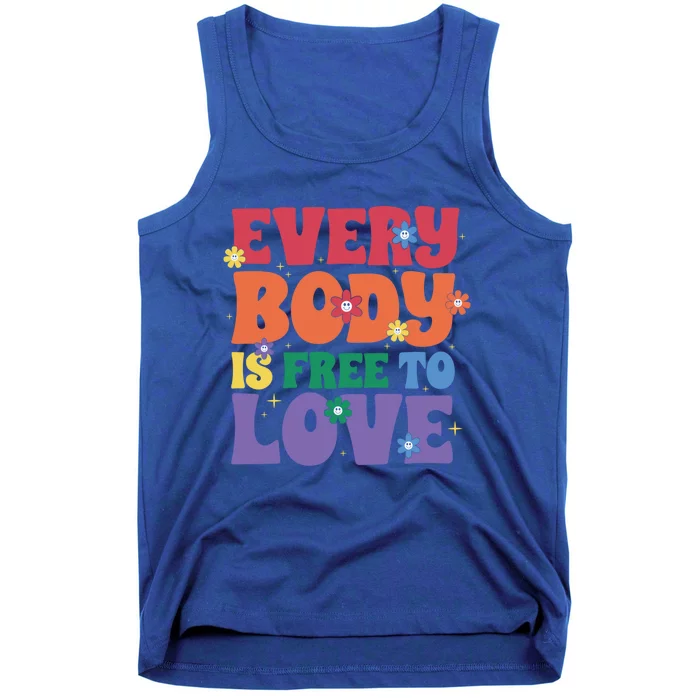 Everybody Is Free To Love Pride Month Gift Tank Top