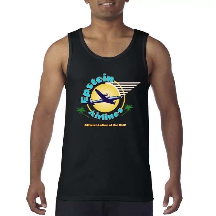 Epstein Island Funny Conservative Republican Tank Top