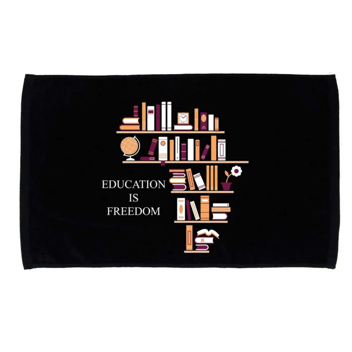 Education Is Freedom Microfiber Hand Towel