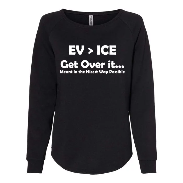 EV ICE Get Over It Womens California Wash Sweatshirt