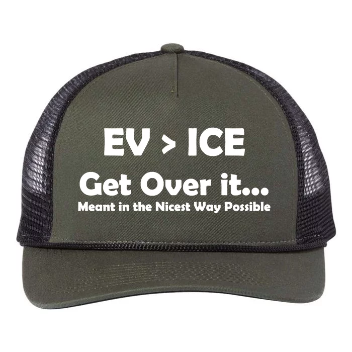 EV ICE Get Over It Retro Rope Trucker Hat Cap