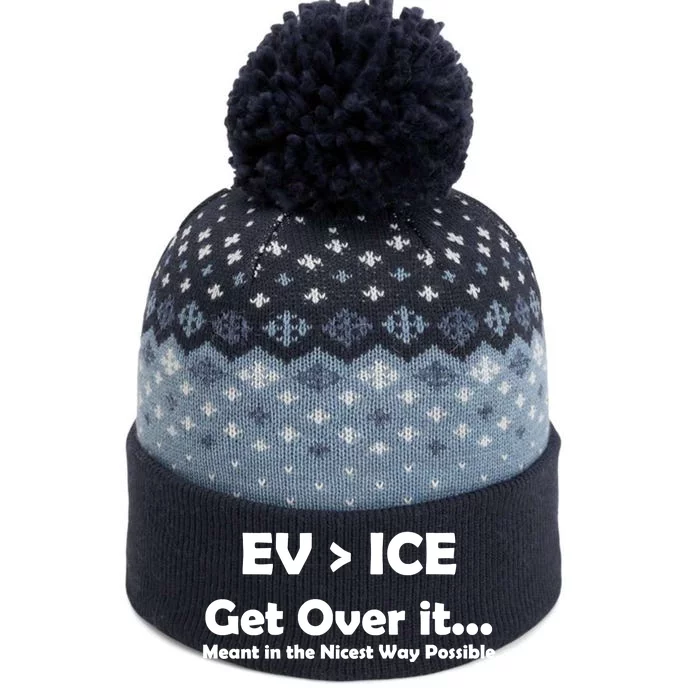 EV ICE Get Over It The Baniff Cuffed Pom Beanie