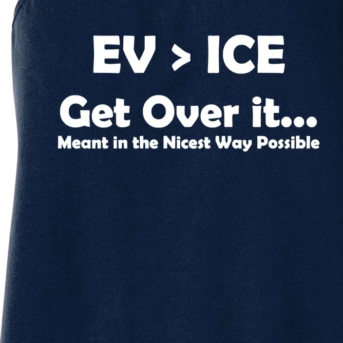 EV ICE Get Over It Women's Racerback Tank