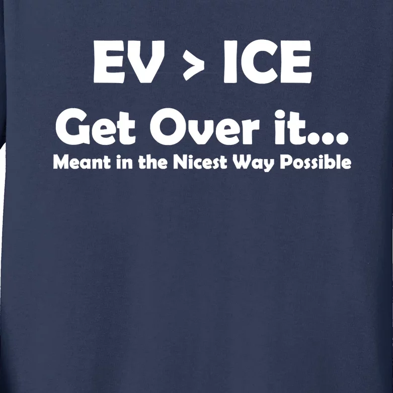 EV ICE Get Over It Kids Long Sleeve Shirt