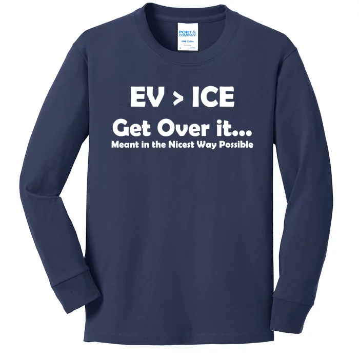 EV ICE Get Over It Kids Long Sleeve Shirt