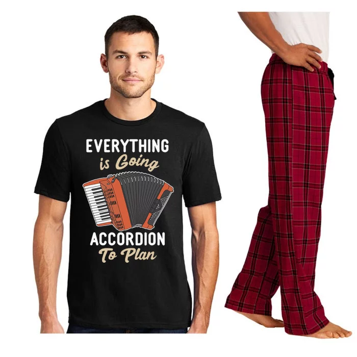 Everything Is Going Accordion To Plan Funny Accordion Player Pajama Set