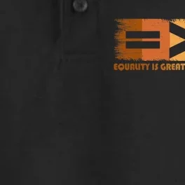 Equality Is Greater Than Division Black History Month Math Dry Zone Grid Performance Polo