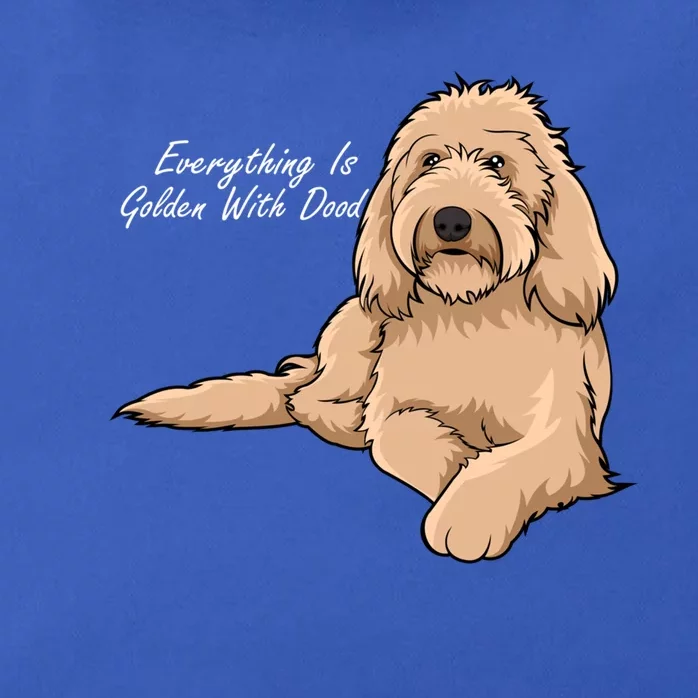 Everything Is Golden With My Goldendoodle Gift Zip Tote Bag