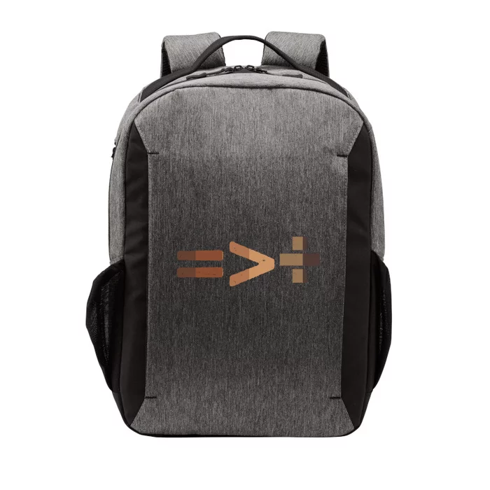 Equality Is Greater Than Division Unity Vector Backpack