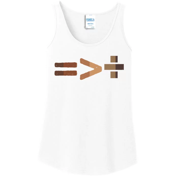 Equality Is Greater Than Division Unity Ladies Essential Tank