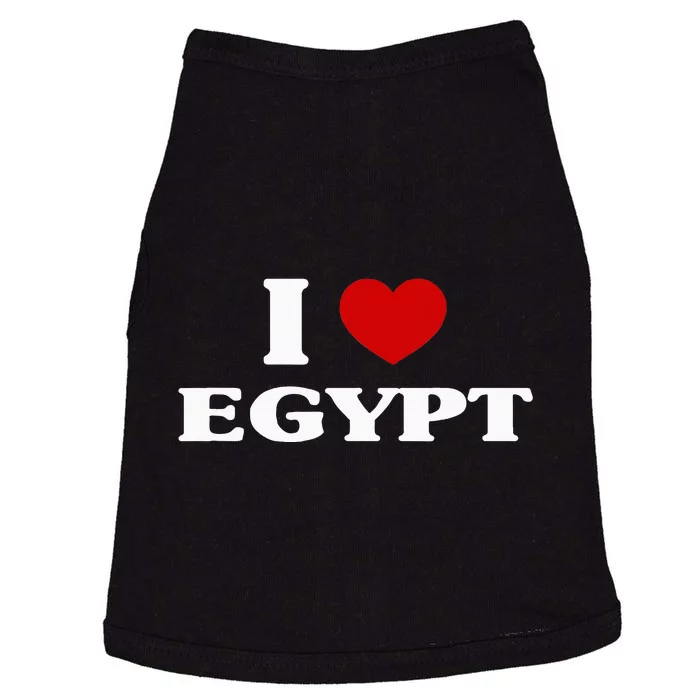 Egypt I Heart Egypt Souvenir I Love Egypt Doggie Tank