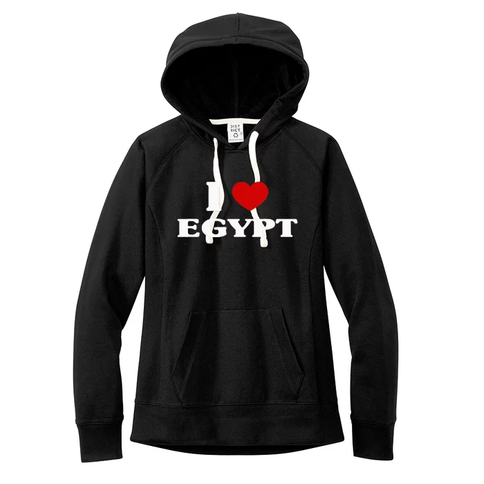 Egypt I Heart Egypt Souvenir I Love Egypt Women's Fleece Hoodie