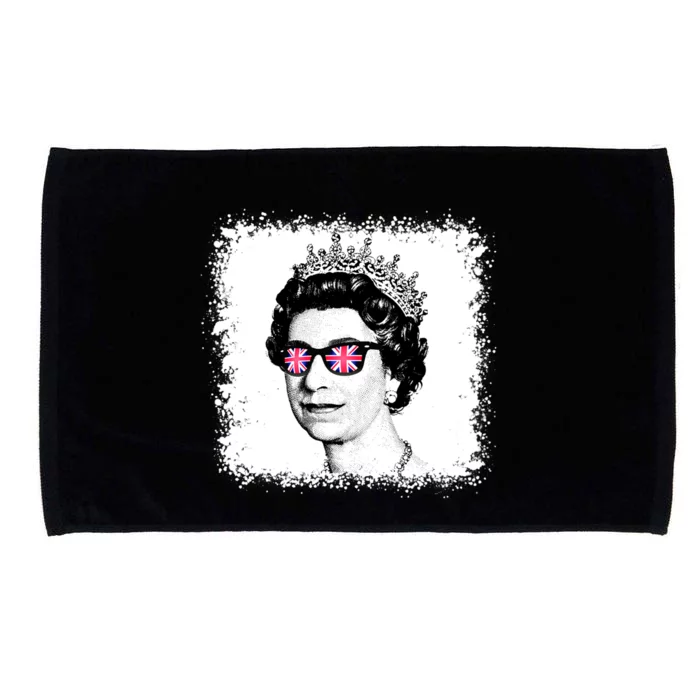 Elizabeth Ii Her Royal Highness British Crown Union Gift Microfiber Hand Towel