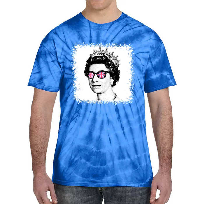 Elizabeth Ii Her Royal Highness British Crown Union Gift Tie-Dye T-Shirt