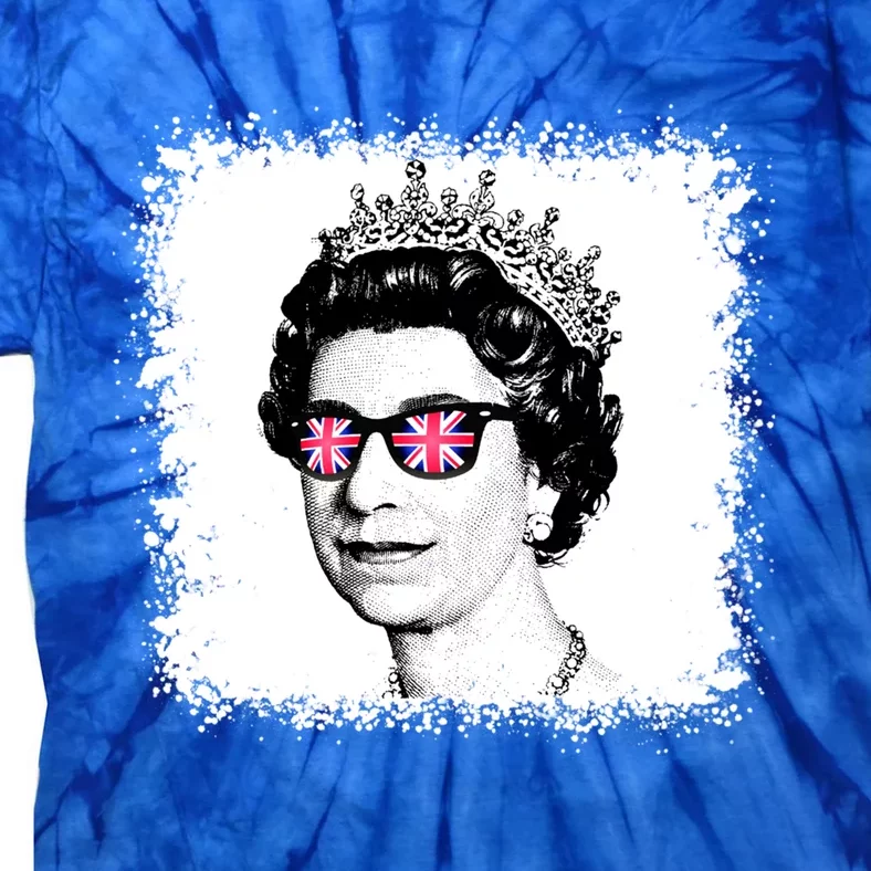 Elizabeth Ii Her Royal Highness British Crown Union Gift Tie-Dye T-Shirt