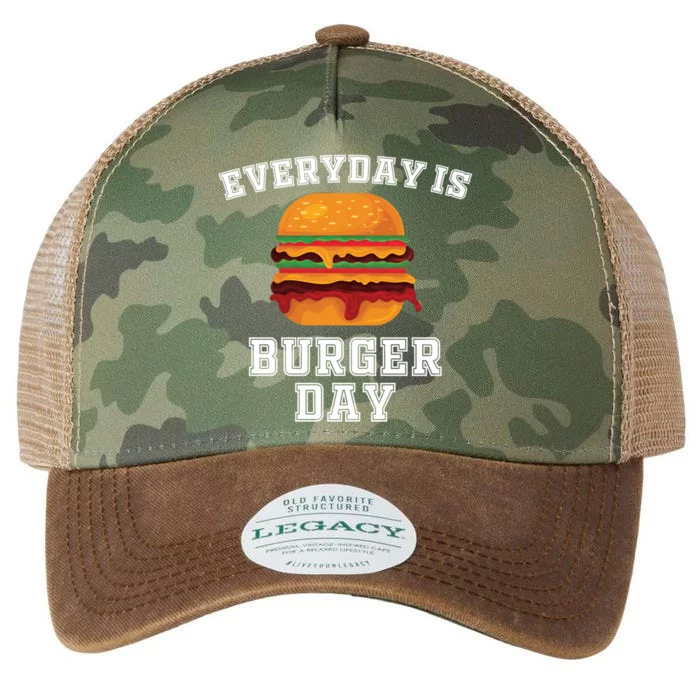 Everyday Is Hamburger Day Gift Legacy Tie Dye Trucker Hat