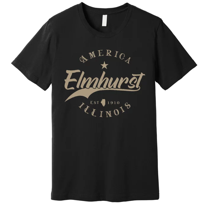 Elmhurst Il Illinois Premium T-Shirt