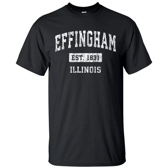 Effingham Illinois Il Vintage Sports Tall T-Shirt