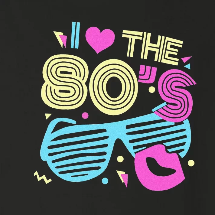 Eighties I Love The 80's 1980's Birthday Women Gift Toddler Long Sleeve Shirt