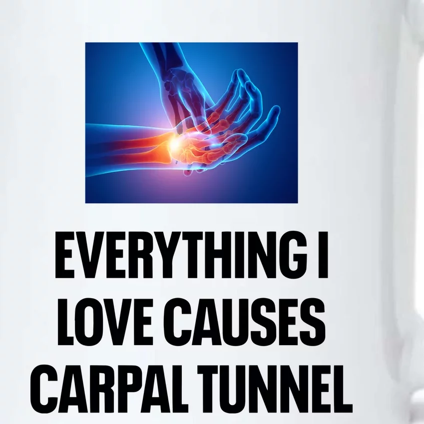 Everything I Love Causes Carpal Tunnel Black Color Changing Mug