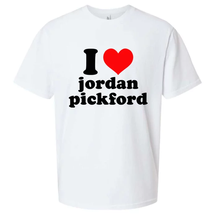 Evie I Love Jordan Pickford Sueded Cloud Jersey T-Shirt