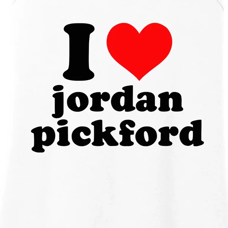 Evie I Love Jordan Pickford Ladies Essential Tank