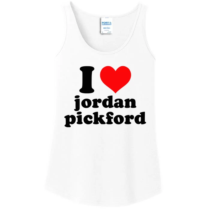 Evie I Love Jordan Pickford Ladies Essential Tank