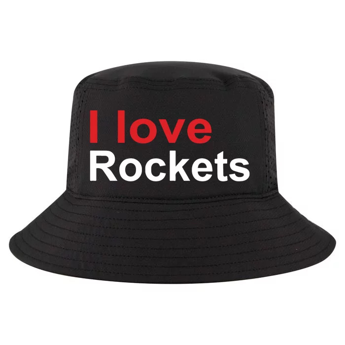 Elon I Love Rockets Cool Comfort Performance Bucket Hat