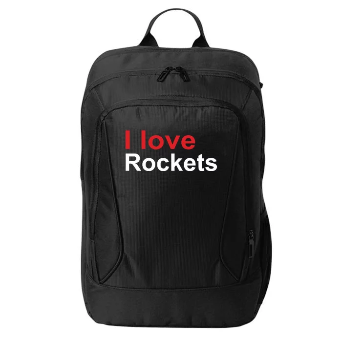 Elon I Love Rockets City Backpack