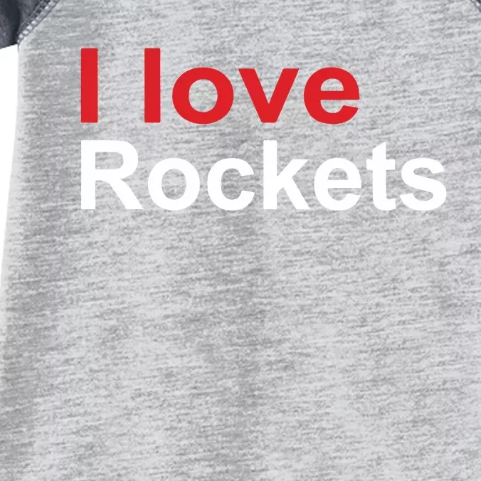 Elon I Love Rockets Infant Baby Jersey Bodysuit