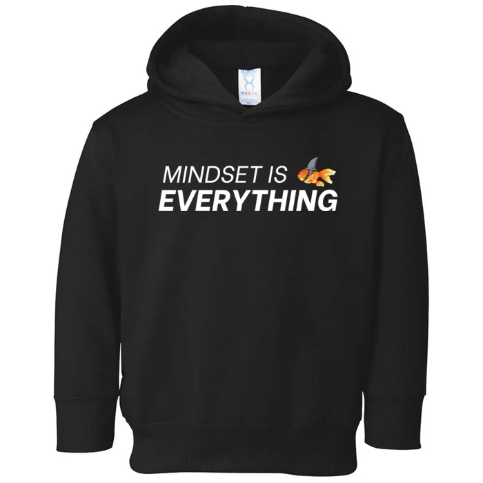 Everything Is Mindset Shark Fin Goldfish Vintage Toddler Hoodie