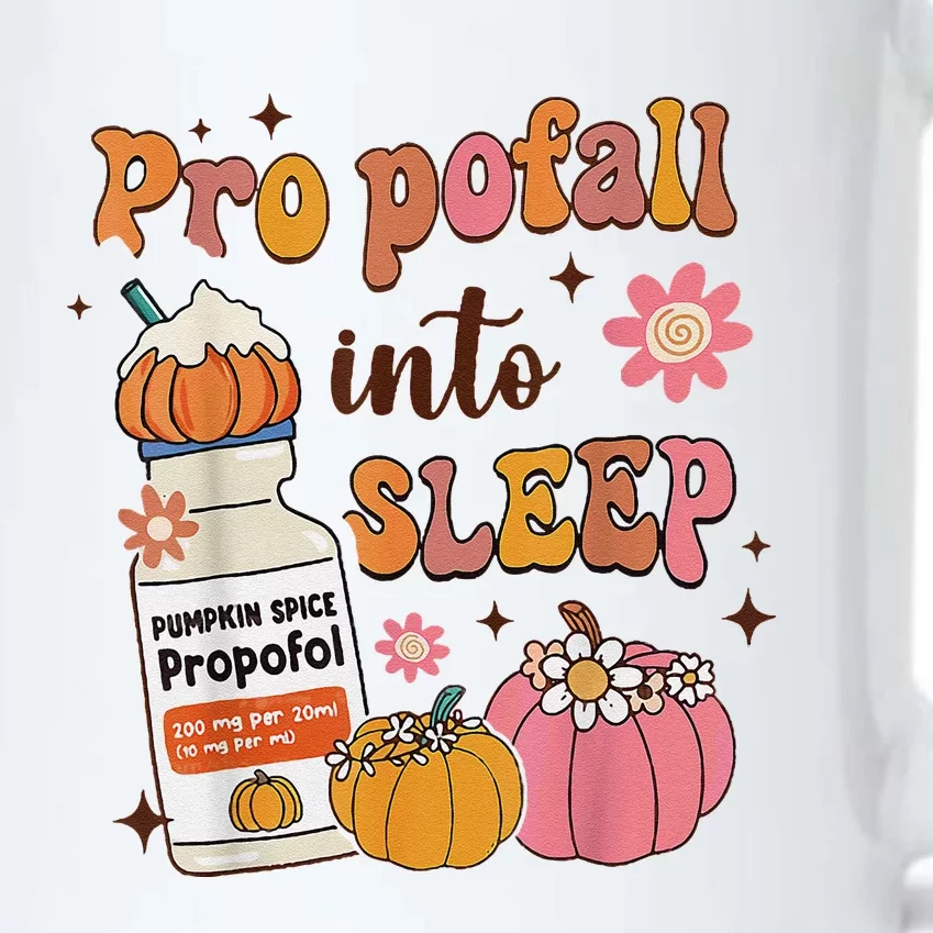 Er Icu Nurse Fall Halloween Propofall Into Sleep Pumpkin Black Color Changing Mug