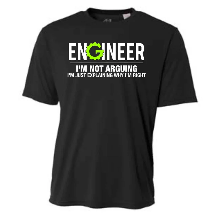 Engineer I'm Not Arguing Funny Engineering Cooling Performance Crew T-Shirt