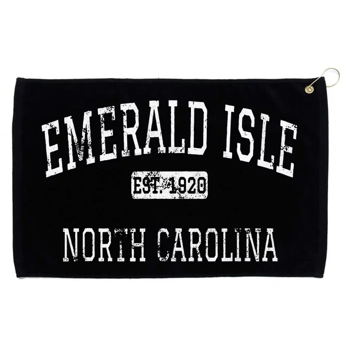 Emerald Isle North Carolina Nc Vintage Grommeted Golf Towel