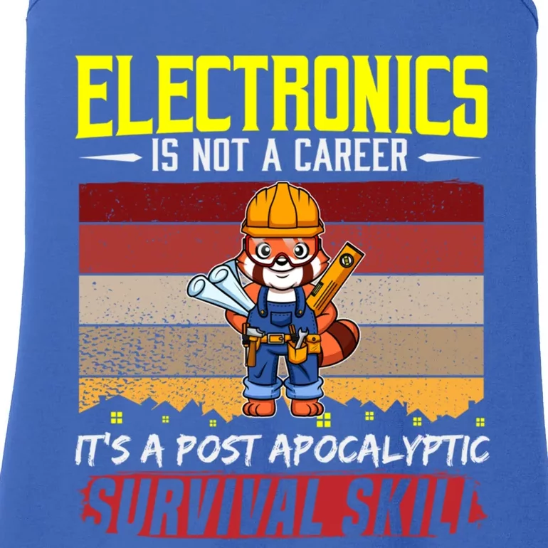 Electrician Is Not A Career Electricity Wire Cute Gift Ladies Essential Tank