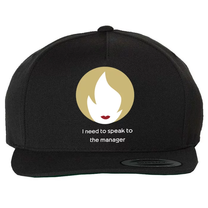 Emotionalclub I Need To Speak To The Manager Wool Snapback Cap