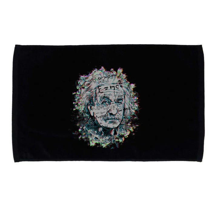 Einstein Paint Splatter Microfiber Hand Towel