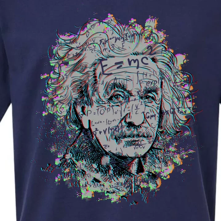 Einstein Paint Splatter Sueded Cloud Jersey T-Shirt