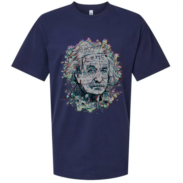 Einstein Paint Splatter Sueded Cloud Jersey T-Shirt